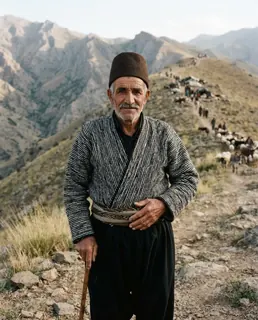 نمونه خروجی پرامپت «لباس سنتی بختیاری»، ساختهشده با هوش مصنوعی